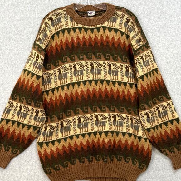 Alpaca Connection Sweater Size XL* 100% Alpaca Wool Pullover Quiet Luxury Cozy - Picture 3 of 16